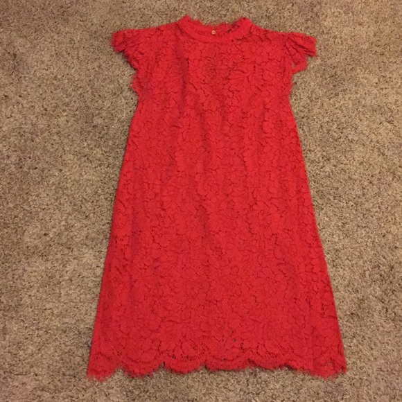 Beautiful red crochet lace dress - Picture 1 of 4